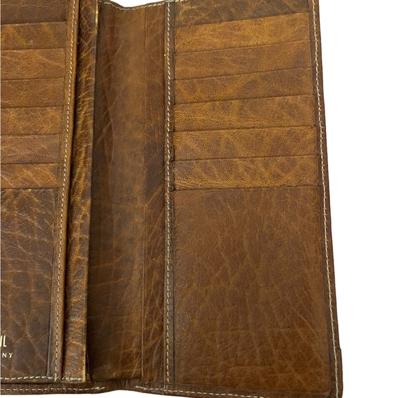 Vintage GOLD PFEIL MADE IN WEST GERMANY Unisex Leather Card Organizer Wallet - Picture 8 of 16